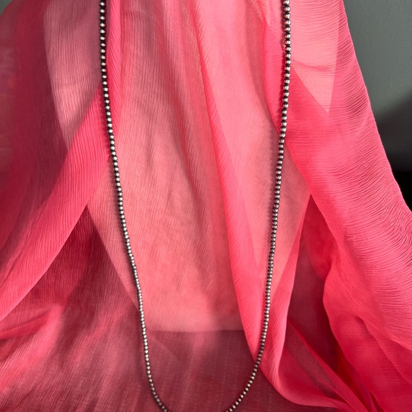 Sterling Silver 4mm Navajo Pearls 30inch - Picture 3 of 4